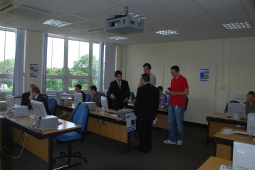 Talk with three people in industry